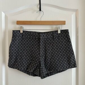 [Banana Republic] Black Argyle Shorts
